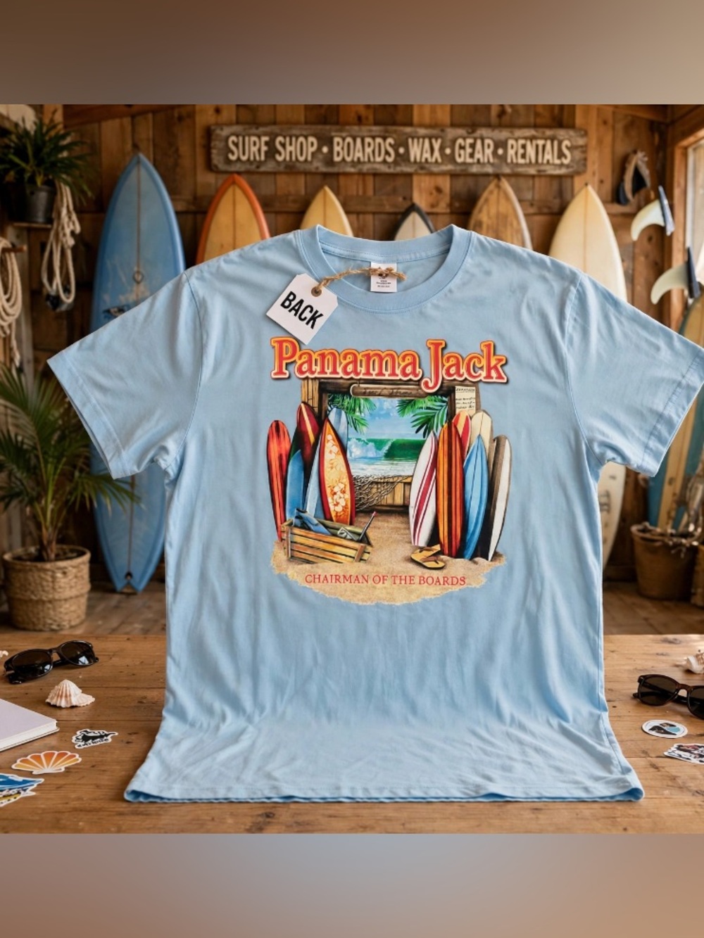 Panama Jack Chairman of the Boards Surf Shop Santa Rosa Island, FL Size Large